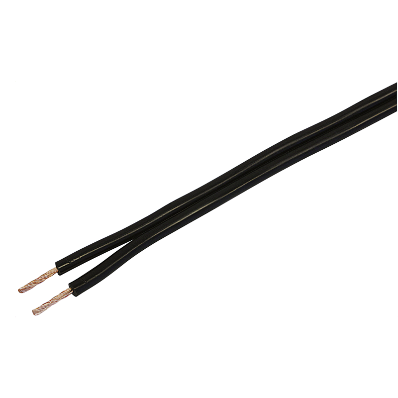 Tlf Kabel 2x0.75mm² schwarz Ring 5m