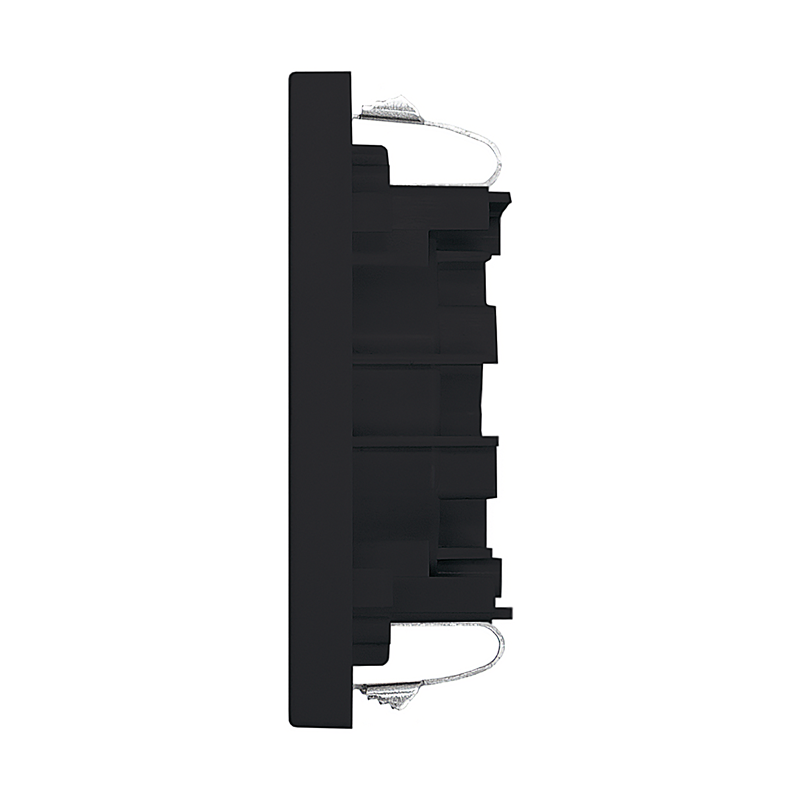 FLF Abdeckplatte Steckdose 1xT13 Gr.1 sw