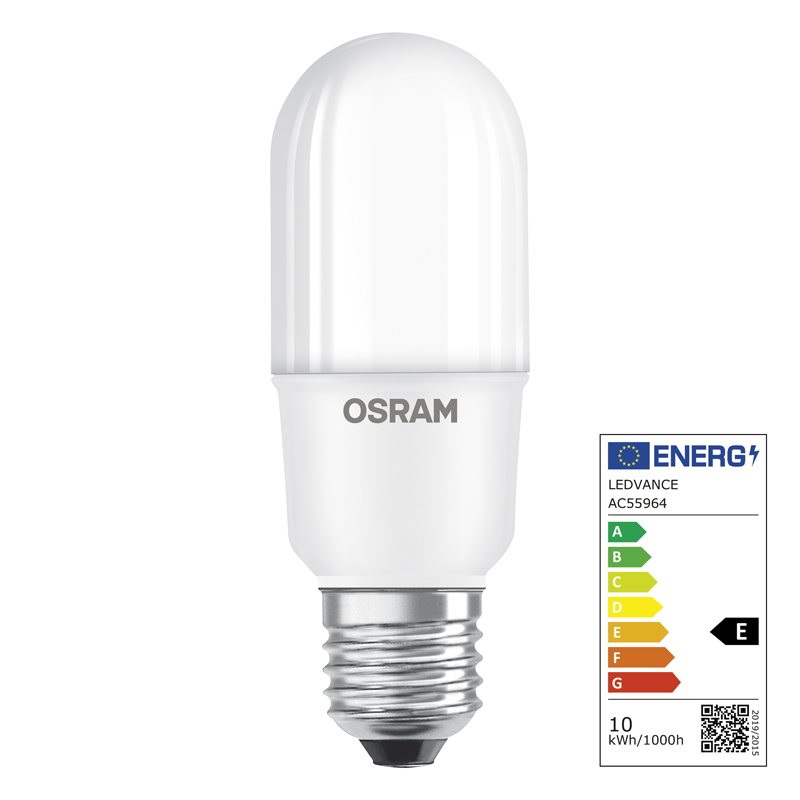 Osram LED Star Stick 75 E27 240V 9.5W 1055lm WW