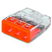 Morsetto a innesto COMPACT 3x 0.5-2.5mm2 tr/ar PU 10 pz.