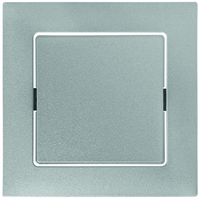 EDIZIOdue Plaque de recouv. Interr. à bouton-poussoir avec lentille latérale gc
