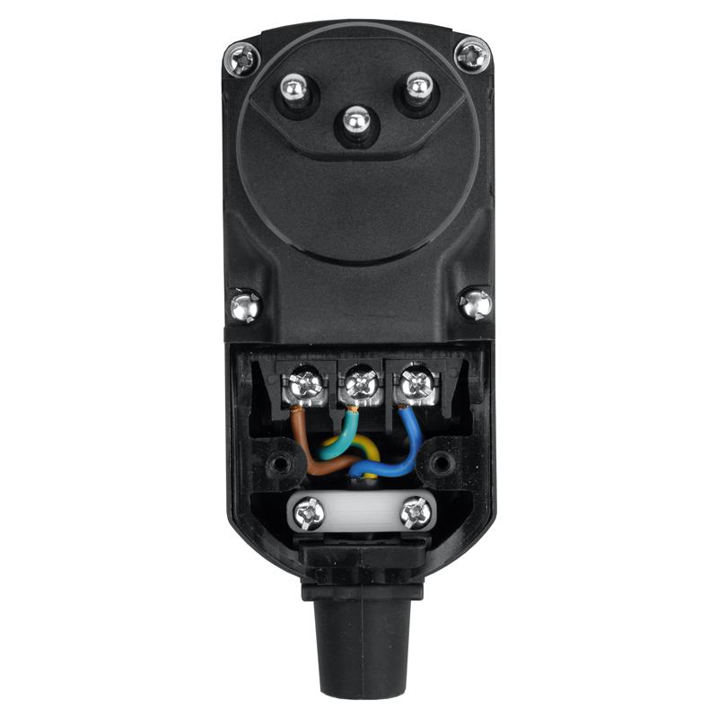 FI-Schutzstecker T13 IP55 PRCD PROTECT 10A/30mA 250V sw