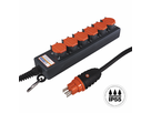 Steckdosenleiste PROFESSIONAL 6xT15 GdV 5x1.5mm2 5m IP55 sw/or