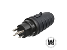 Stecker T25 IP55 schwarz