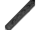 Steckdosenleiste ALU MODULAR PDU BLACK 1HE 8xT23 3m sw