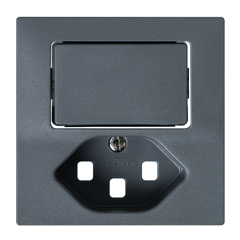 EDIZIOdue Abdeckplatte Kleinkombination Druckschalter/1xT23 dg