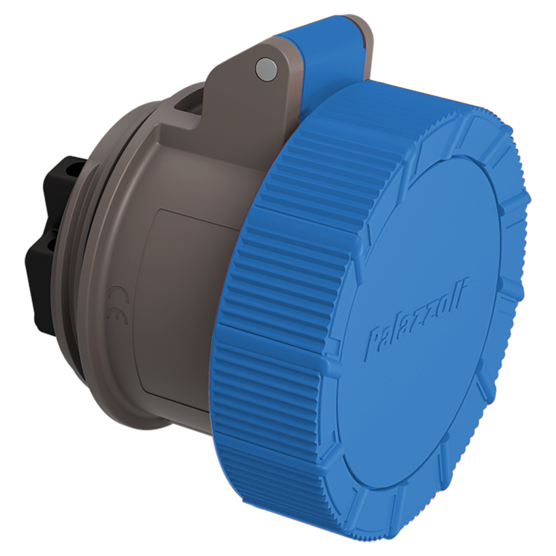 CEE Einsatz Kupplung 32/3 230V 6h vernickelt