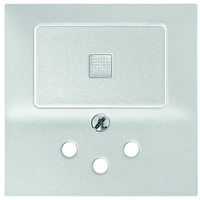 EDIZIOdue Piastra di copertura comb. piccola interr./1xT12 con lente frontale bi