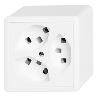EDIZIOdue Presa app. 3xT23 (16A/250V) bi