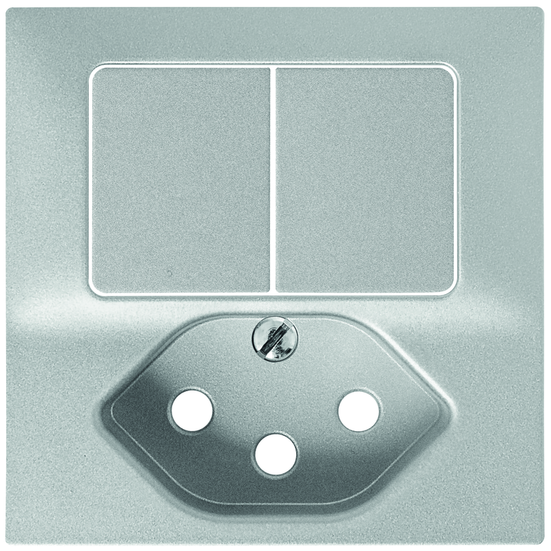 EDIZIOdue Plaque de recouv. petite combinaison interrupteur double/1xT13 ar