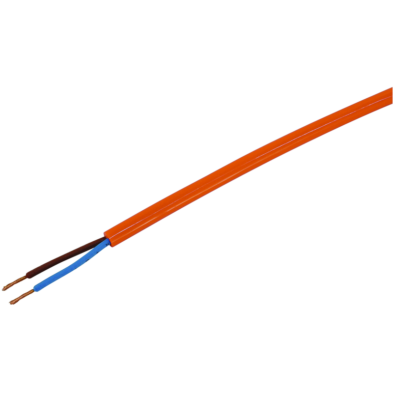 Cavo PUR 2x1mm² LN arancione su bobina