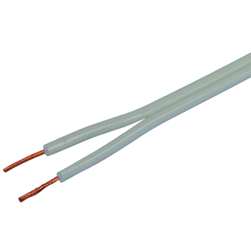 Cavo Tlf 2x0.75mm² bianco anello 20m