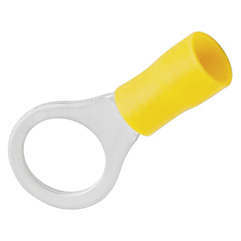 Capocorda ad anello isolato M10 (4-6mm2) giallo PU 4 pz.