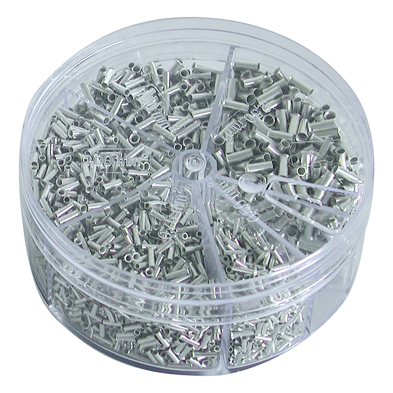 Assortiment d'embouts non isolés assortis UE 1900 pcs.
