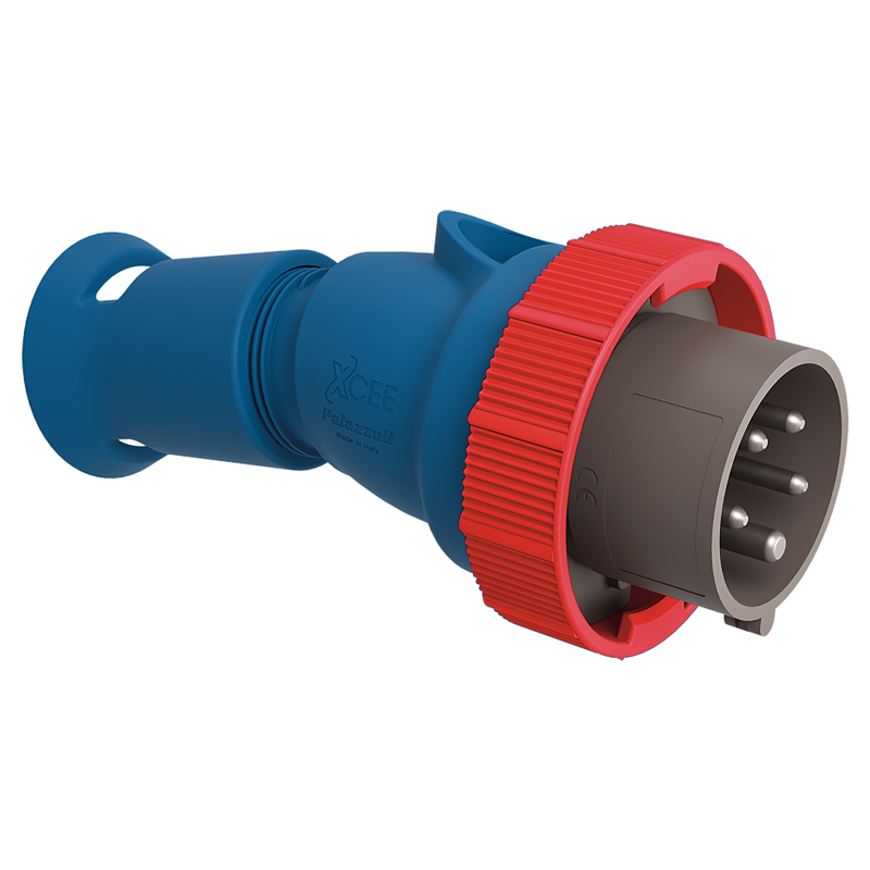 CEE Stecker 63/5 400V 6h vernickelt