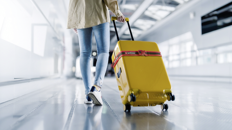 SKROSS sangle à bagages rouge