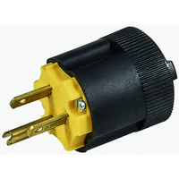 Spina USA 3p nero 110V