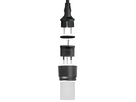 FIX Adapter Deutschland CEE7/7 - Schweiz T12 3-polig sw