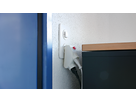 Adaptateur multiple QUARTER 2xT13 avec interrupteur bl