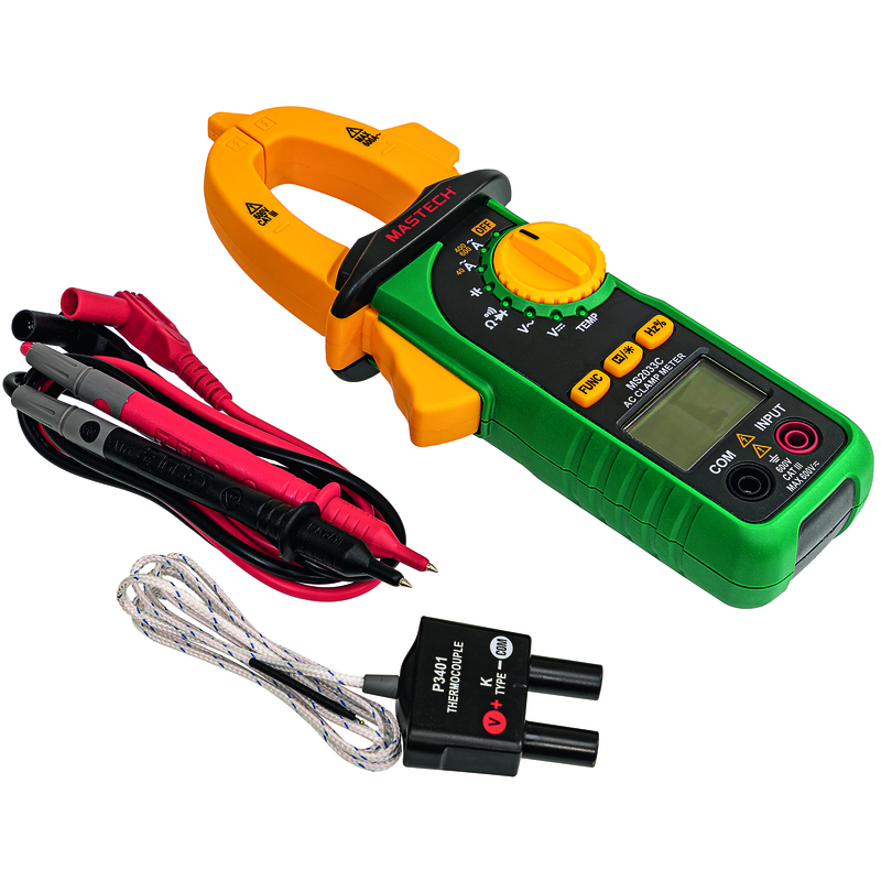 MASTECH Mulitmètre à pince mini MS2030 AC (0-600V/0-400A) CATIII 600V nr