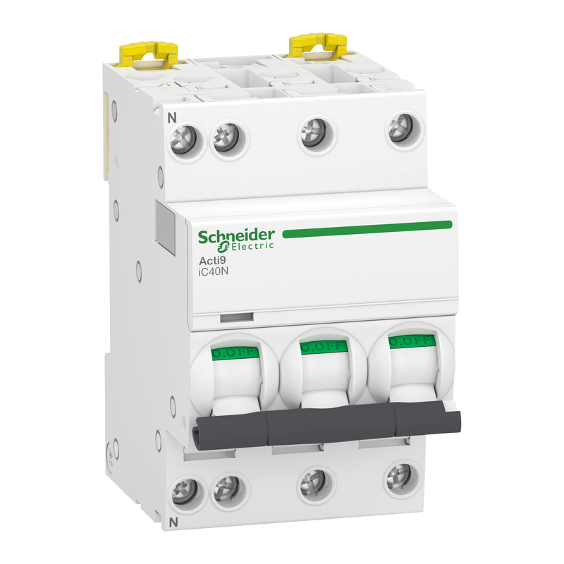 Interruttore magnetoterm. 3P+N C 20A 6kA/10kA