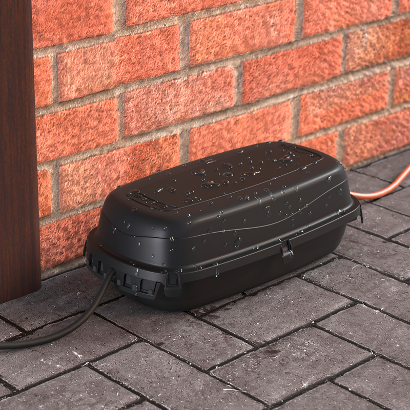 D-Line gestion des câbles Design Box IP54 noir
