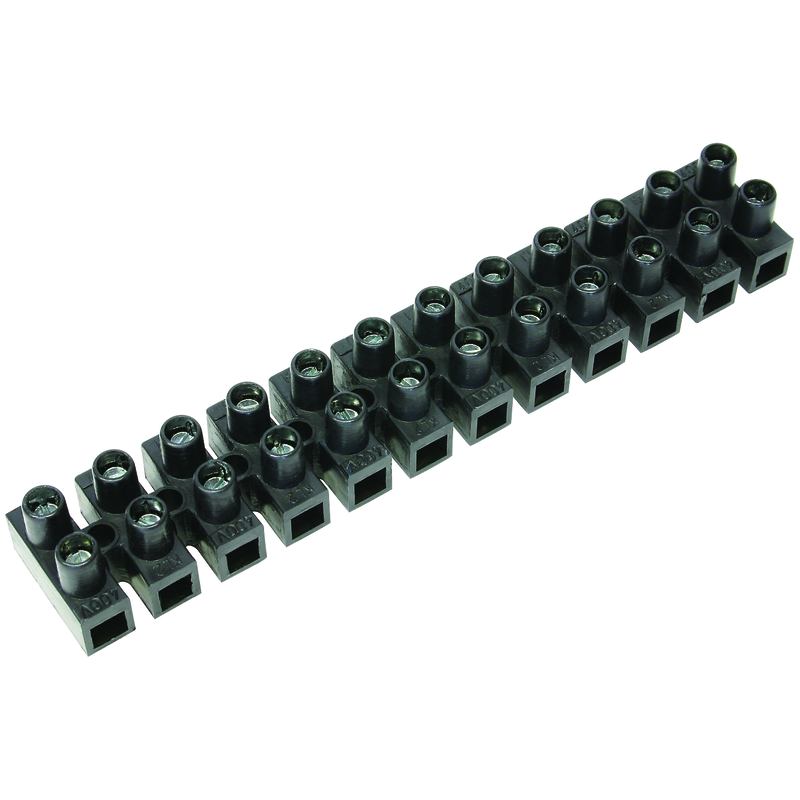 Reihenklemme 4mm2 - 10mm2 schwarz, 2 Stk.