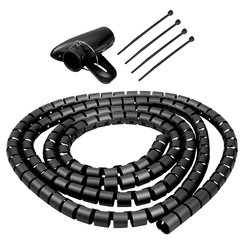 SET FAST COVER Kabelschutzschlauch Typ 15mm schwarz