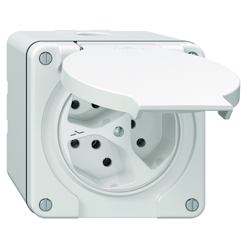 NEVO Presa app. umido 3xT13 (1x separato) IP21 bi