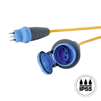 Rallonge électrique PROFESSIONAL EPR-PUR 3x2.5mm2 10m T13-T13 IP55 or