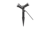 GardenLine Spot mit 2x LED-Lampe 5W (10W) 800Lm 4000K 3m