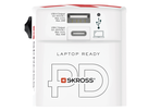 SKROSS Reiseadapter World + 2x USB, 3-polig, max. 4.8A, mit Sicherung, ws