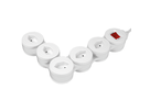 Multiprise SNAKE 5xT13 1.5m avec interrupteur bl