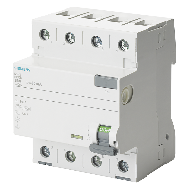 Interruttore differenziale 4-poli 40A 30mA 10kA tipo A