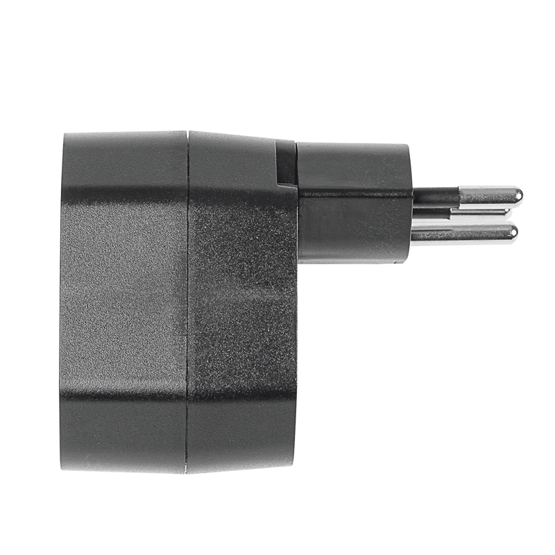 Mehrfachadapter MANTA 2xT13 drehbar 320° sw