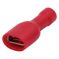 Flachsteckhülse vollisoliert 6.3x0.8mm (0.25-1.5mm2) rot VPE 4 Stk.