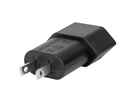 Reiseadapter Typ11 - USA 2-polig max. 10A sw