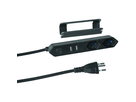 Steckdosenleiste IQ 2xT13 + 2xUSB-A 1.5m sw