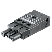 Prises mob. Wieland GST 18I3 F S2 Z SW 250V 16A nero