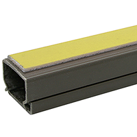 Canale per cavi 15x10mm barra 2m autoadesivo marrone