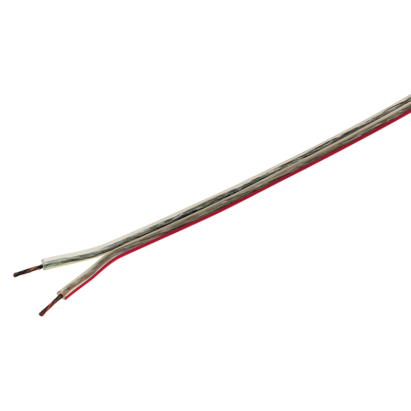 Lautsprecherkabel 2x0.75mm² transparent Ring 25m