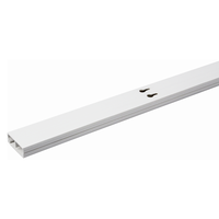Canale per cavi 30x10mm barra 2m con parete divisoria bianco