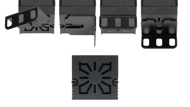 ALU MODULAR NOIR 4xT13 transversal noir