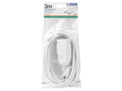 Rallonge électrique Td 2x1mm2 3m T11-T11 bl