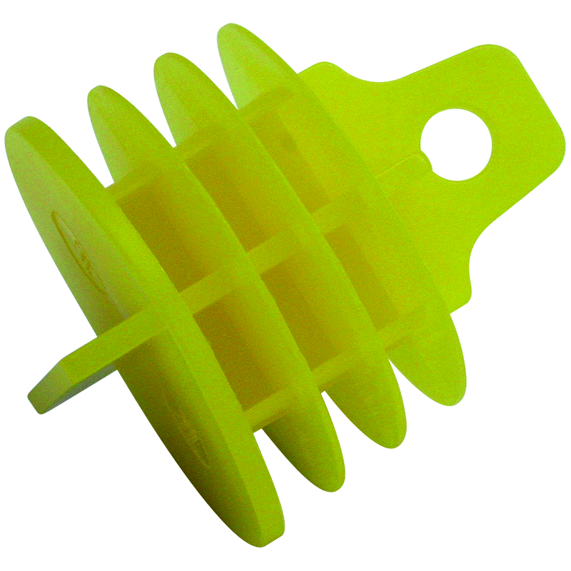Tappo terminale M40 giallo 5 pezzi