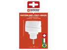 SKROSS Reiseadapter Europa - Schweiz + Italien + Brasilien