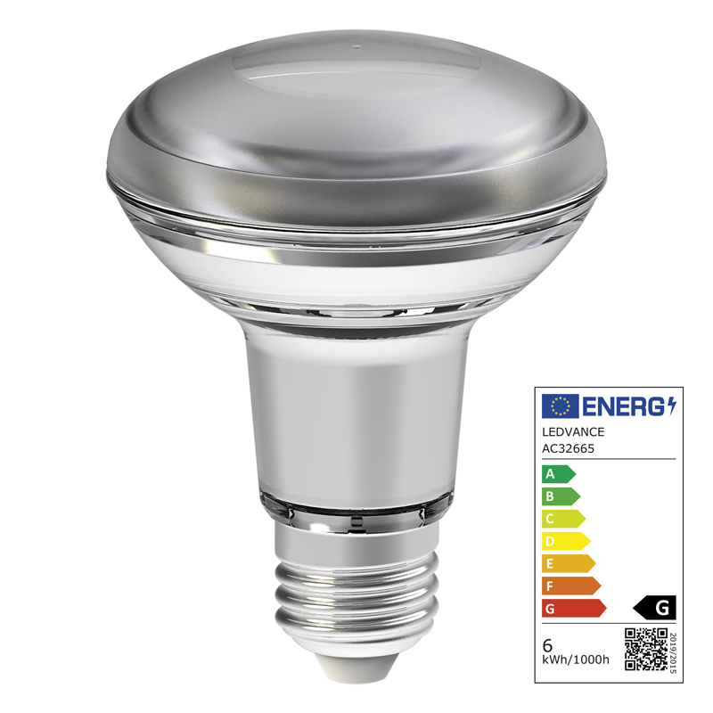 Osram LED Superstar R63 E27 240V 4.9W 345lm WW
