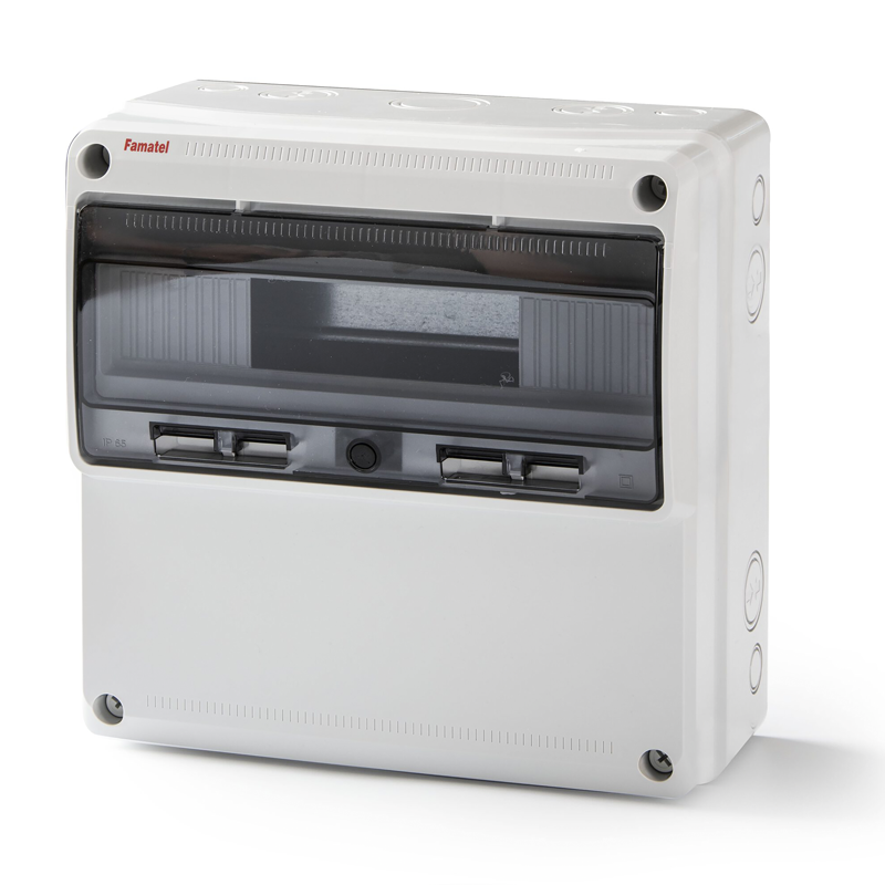 Boite distribution AP 330x330mm IP65 a fene.