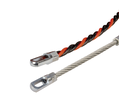 Tire-fil PROFFESSIONAL 50m Ø 6mm avc ressort de rech. + jeu d'accessoires nr/rg