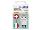 Reiseadapter Schweiz - Italien 3-polig max. 10A ws